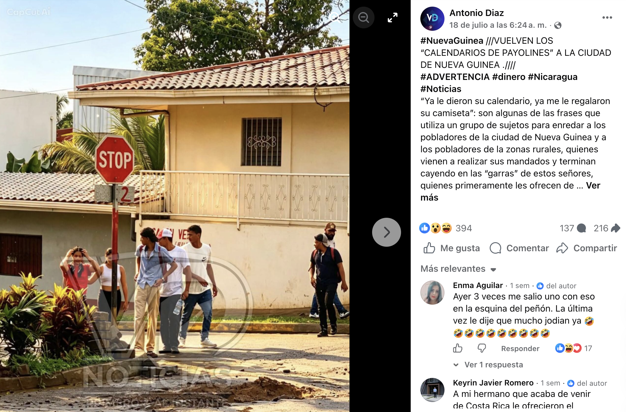 Juegos de azar en las montañas de Nicaragua y qué dice la ley sobre las estafas en estas actividades
