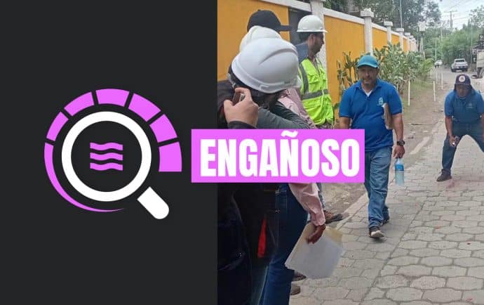 Engañoso: la Alcaldía de Ticuantepe mostró supuestos avances de una carretera que aún presenta problemas