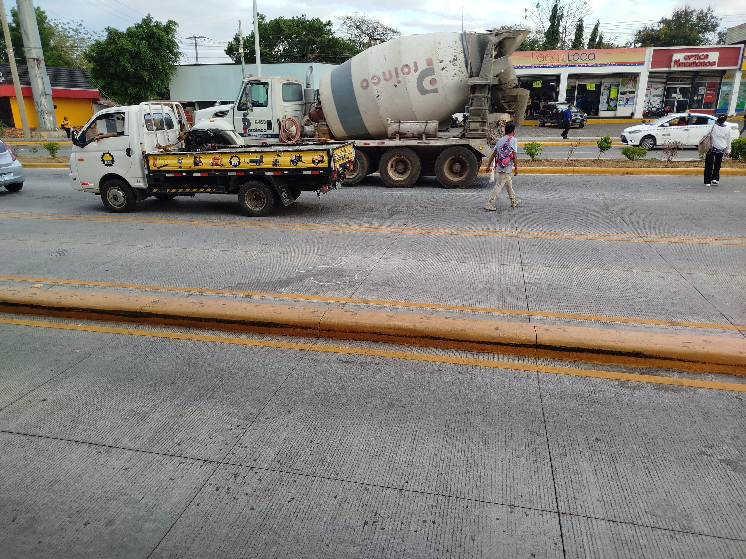 Pista Héroes y Mártires de Managua olvidó al peatón, su usuario de mayor riesgo