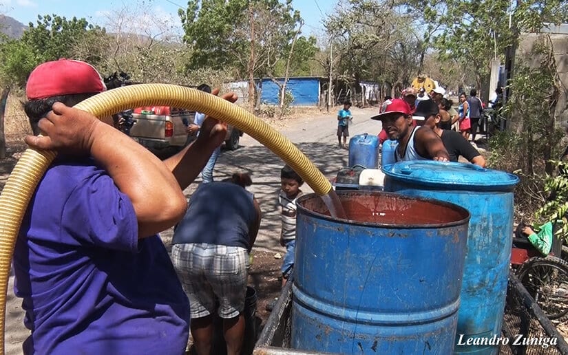 El mapa de los barrios de Managua que sufren el calvario por la escasez de agua potable