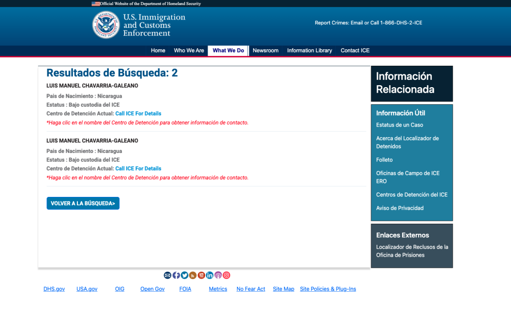 “Me detuvo ICE”: La llamada de 15 segundos con la que el periodista Luis Galeano avisó a su esposa desde una estación policial en la Florida